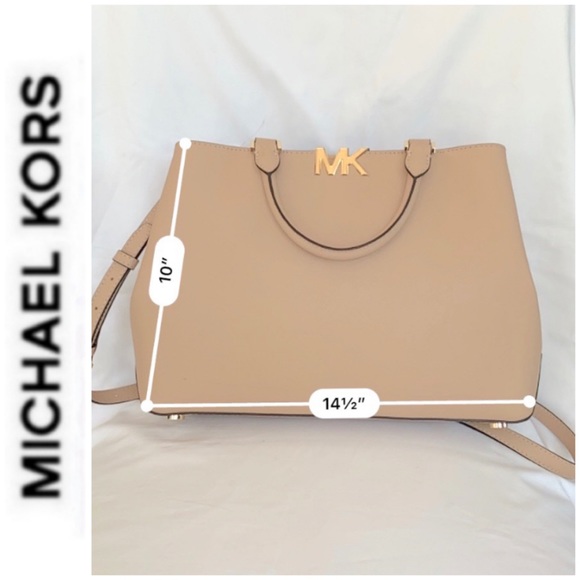 NWT authentic MK Florence leather satchel oyster - Picture 6 of 6